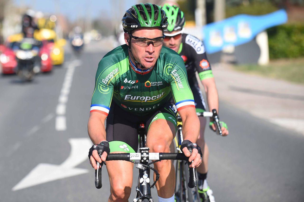 Thomas Voeckler (Europcar) in the breakaway