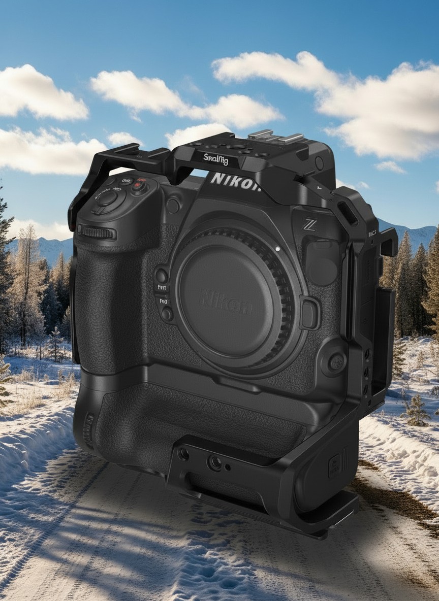 Camera Cage for Nikon Z8 With Mb-N12 Battery Grip