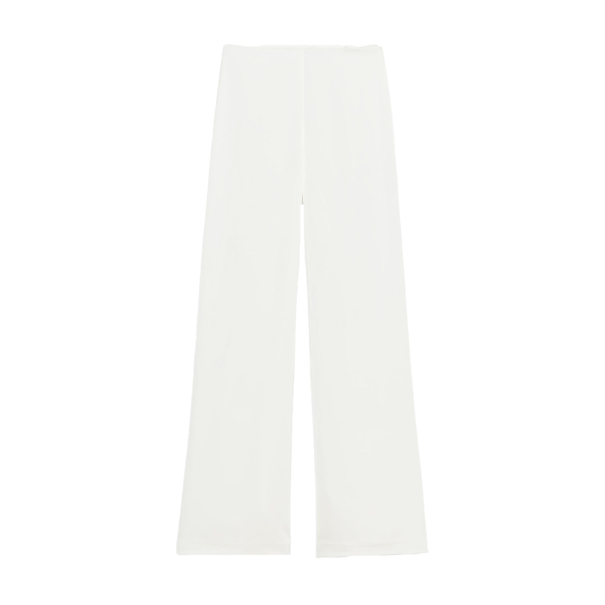 High-Waisted Satin Pants