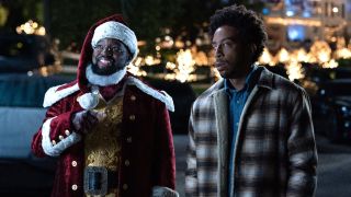Lil Rel Howery and Chris "Ludacris" Bridges in Dashing Through the Snow