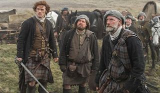 outlander scots kilts jamie starz