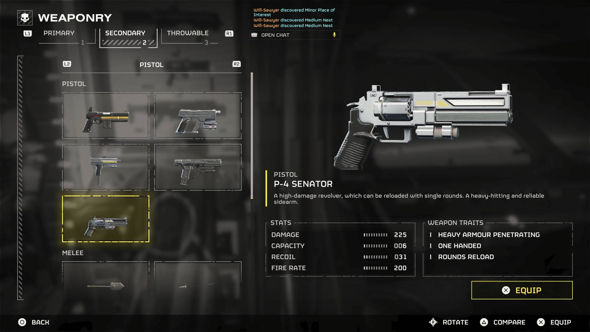 Helldivers 2 senator revolver stats