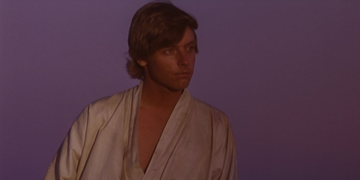 Mark Hamill as Luke Skywalker in Star Wars: A New Hope