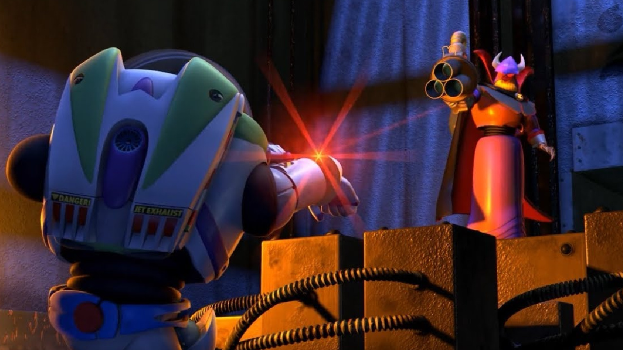 Buzz et Zurg dans Toy Story 2.