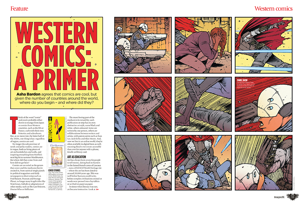 Pages from ImagineFX magazine