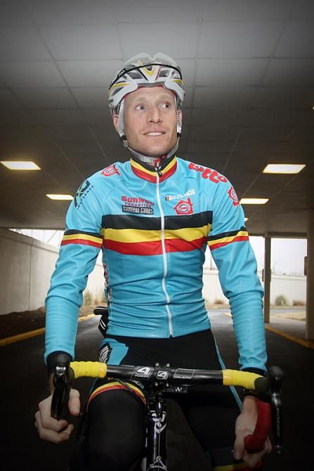 Klaas Vantornout is dressed and ready to roll.
