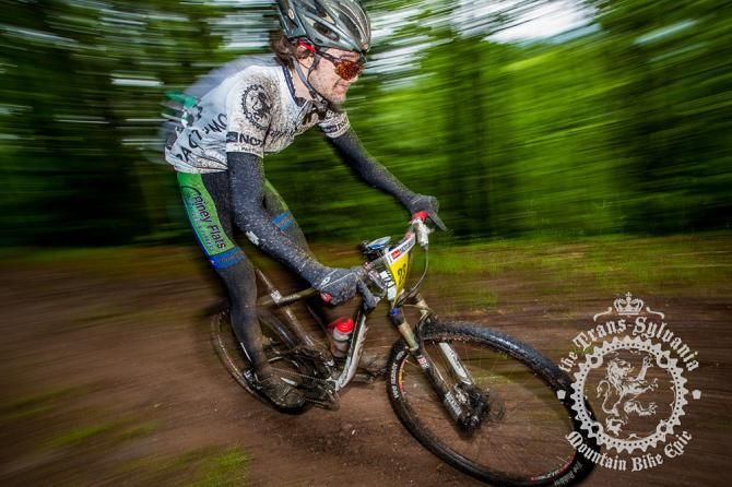 Cody Rimmer rolls fast down the first enduro segment of stage 3.