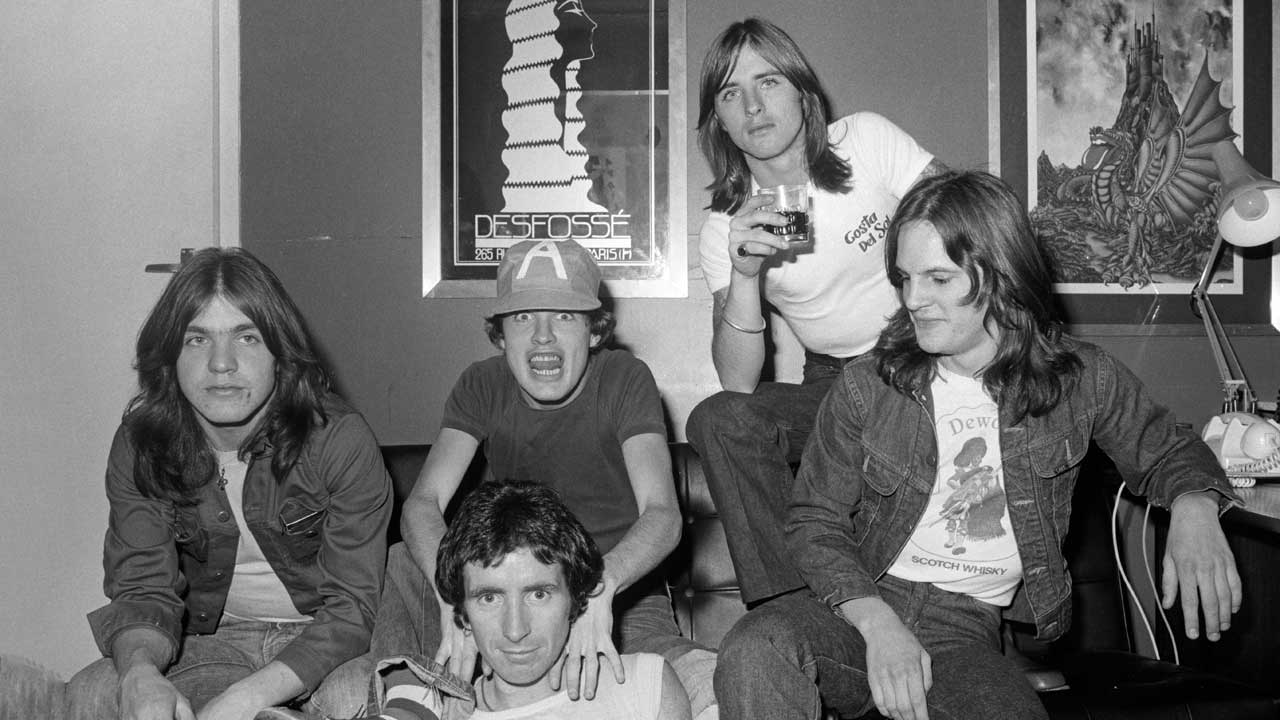 AC/DC in April 1976