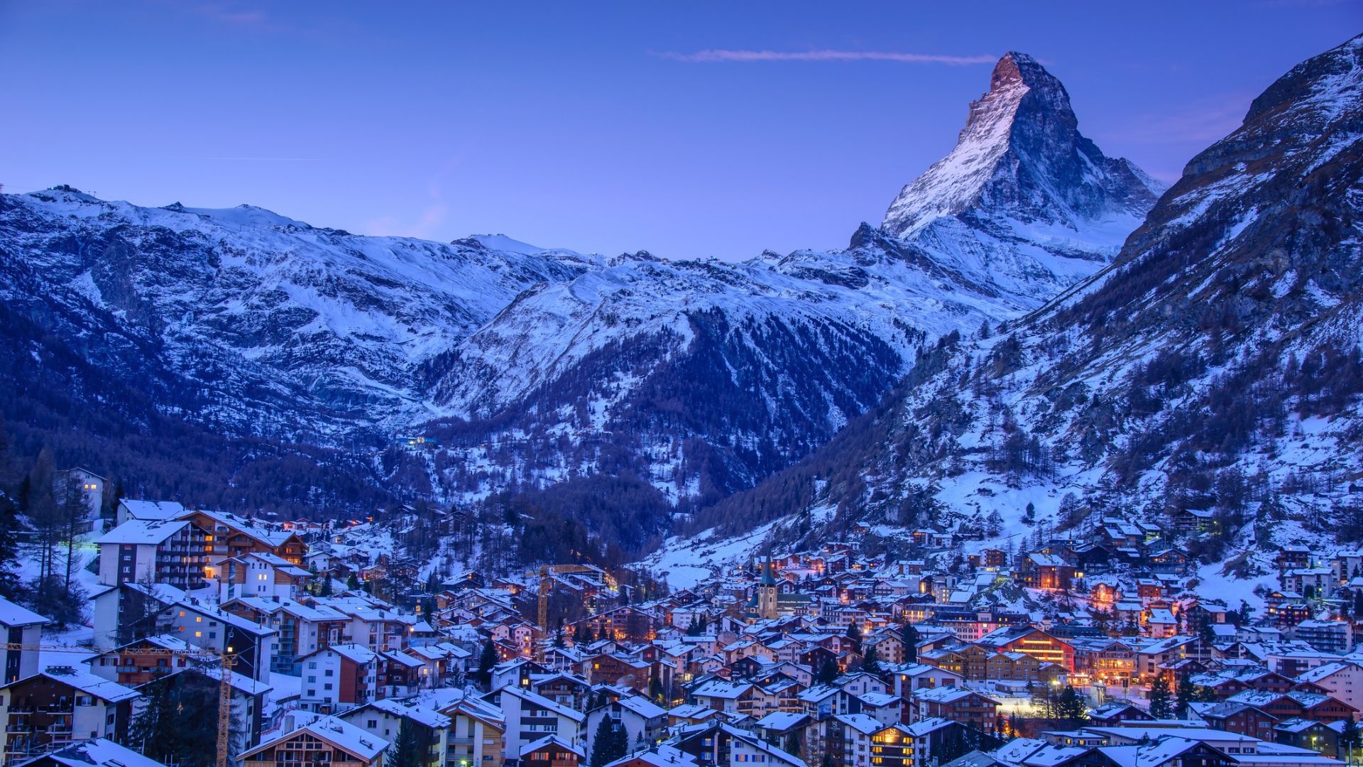 Zermatt resort and the Matterhorn