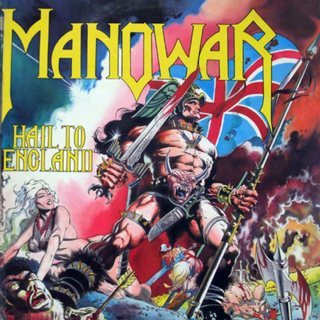 Manowar's Hail To England album artwork
