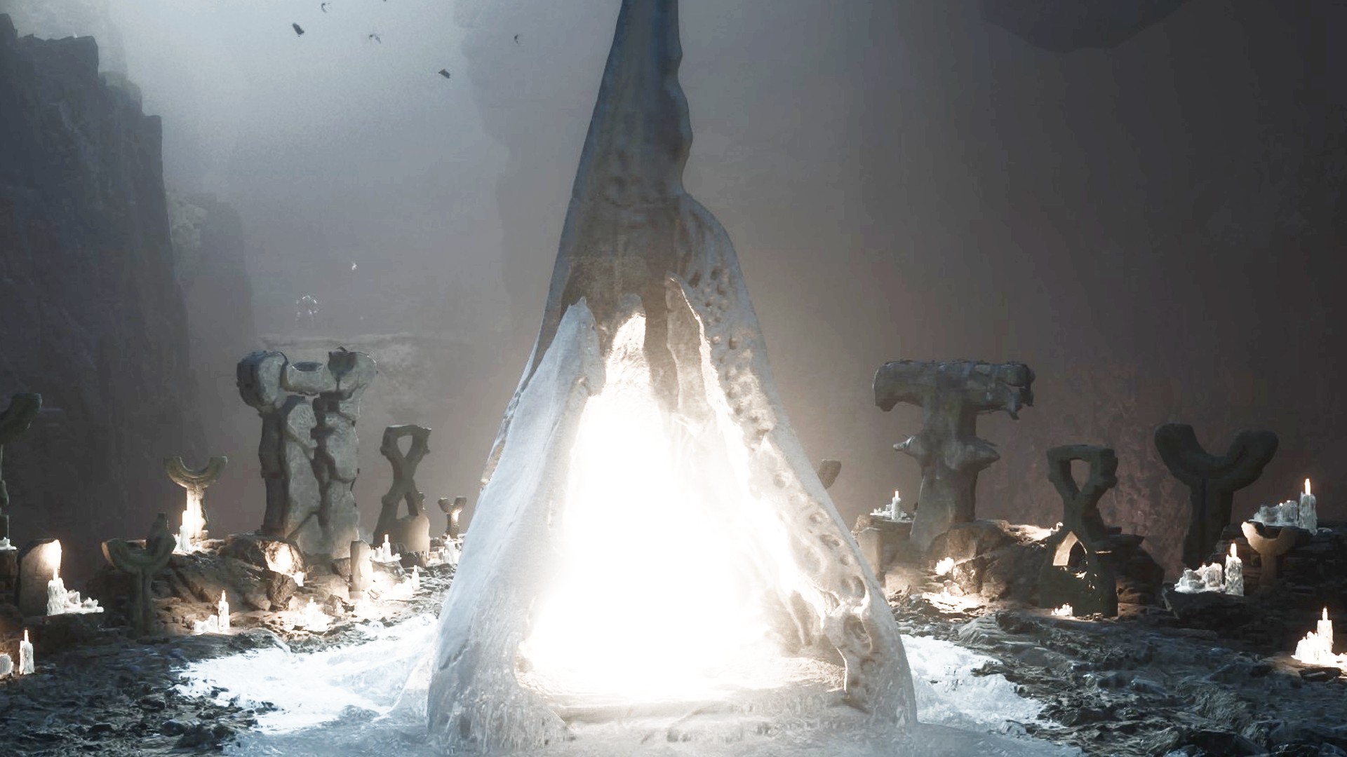 A Mortal Shell 2 beacon from which you can fast travel