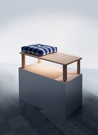 Patterned bench