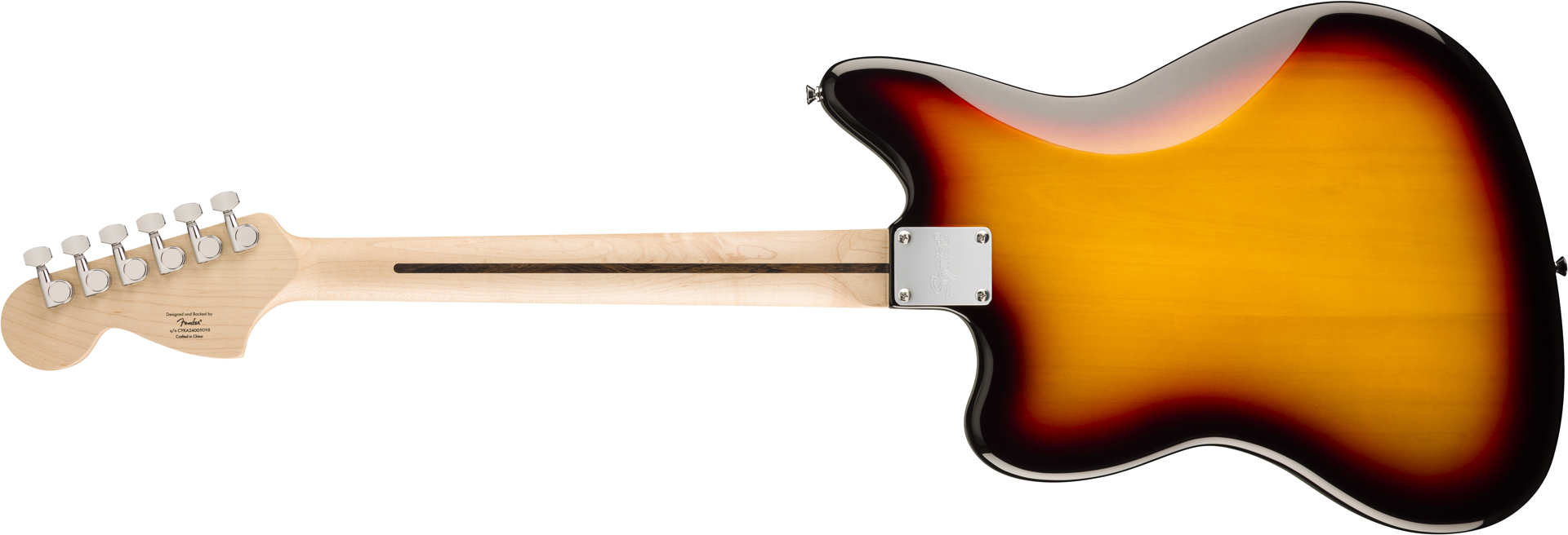 Rear of the Fender Squier Affinity Jaguar
