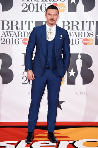 Luke Evans At The Brit Awards 2016