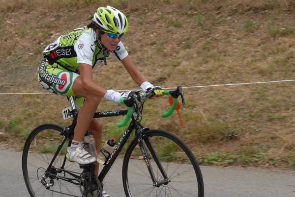 Natalia Boyarskaya pressing on at the GP de Plouay-Bretagne