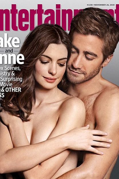 Anne Hathaway and Jake Gyllenhaal - PICS! Anne Hathaway and Jake Gyllenhaal's steamy cover shoot - Love and Other Drugs - Marie claire