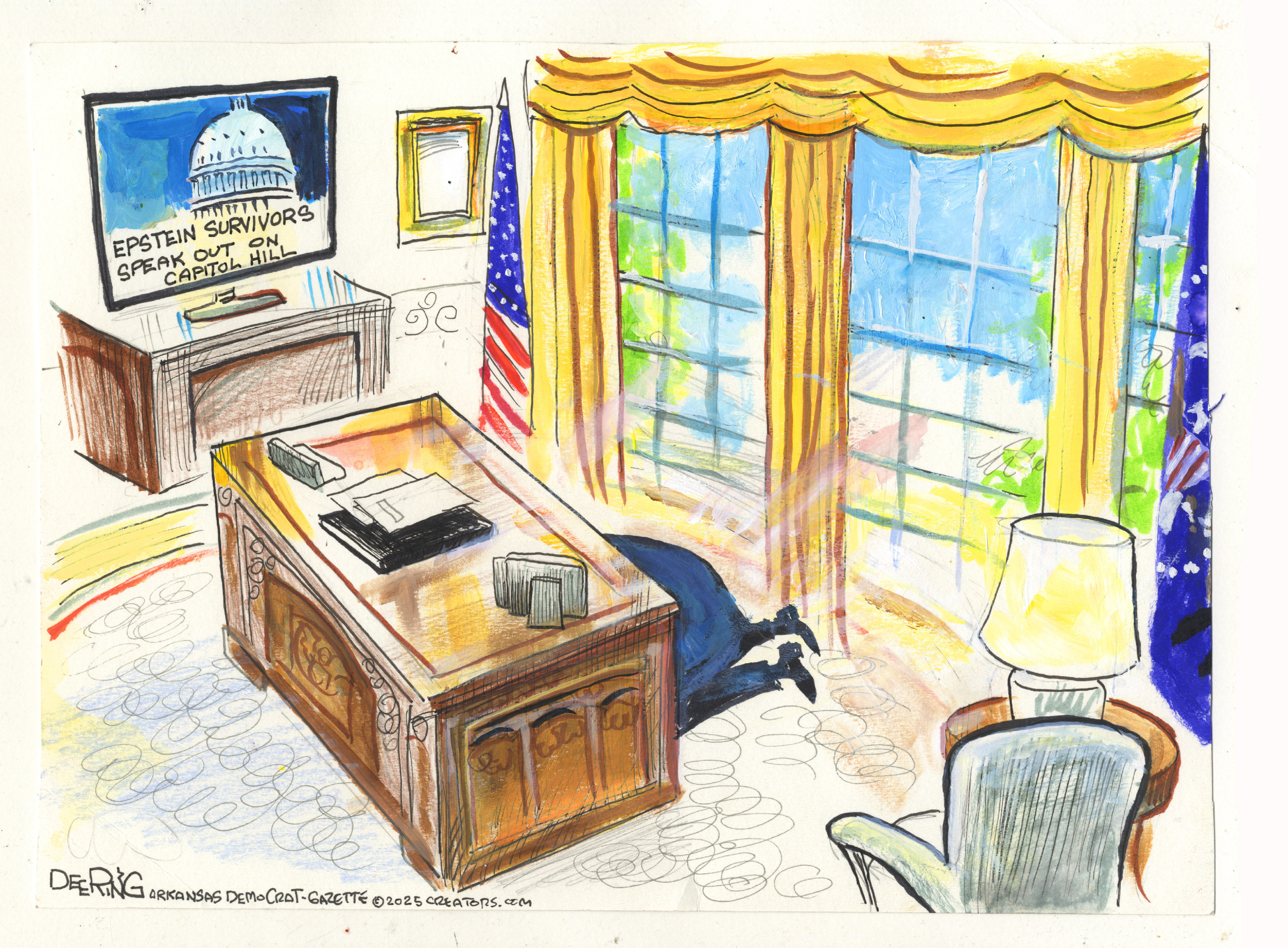 Political cartoon