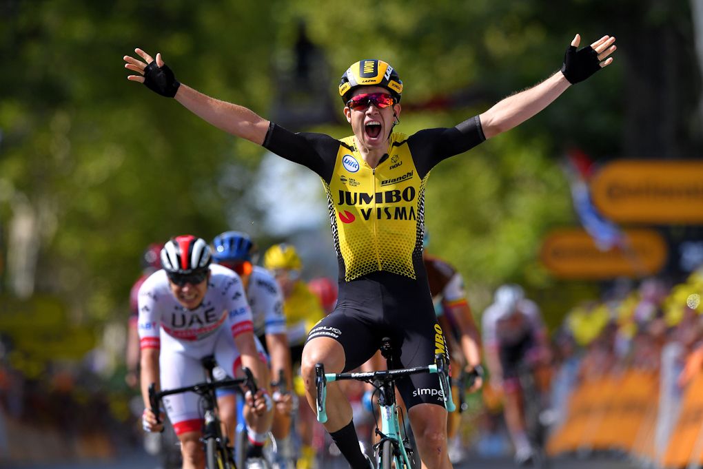 Wout van Aert wins stage 10 at the Tpour de France