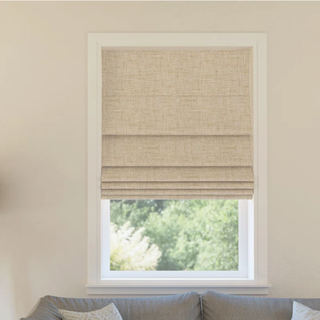 Beige insulated and black out blinds for room