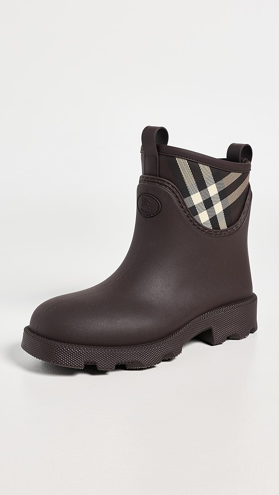Burberry Rubber Marsh Stamp Low Boots
