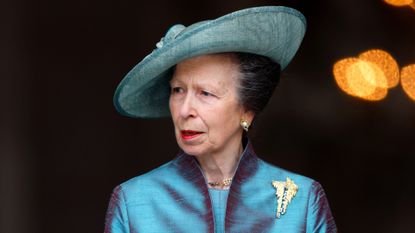 Princess Anne, Princess Royal attends a National Service of Thanksgiving to celebrate the Platinum Jubilee of Queen Elizabeth II