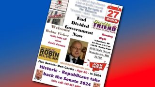 Republican flyer for Robin Ficker