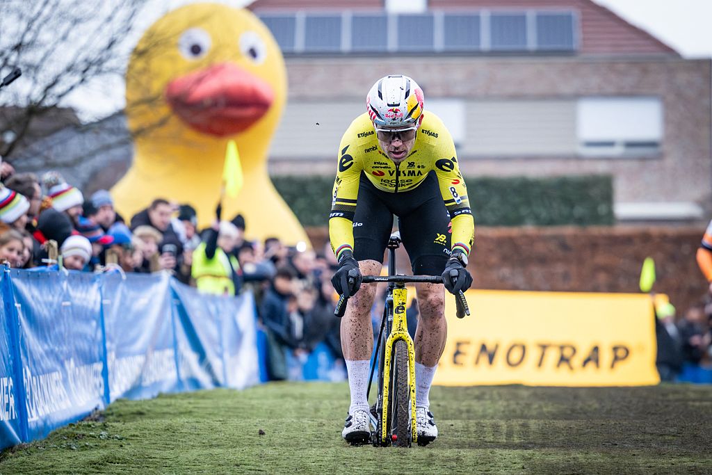Azencross 2025: Wout van Aert during his most recent cyclo-cross race on December 29