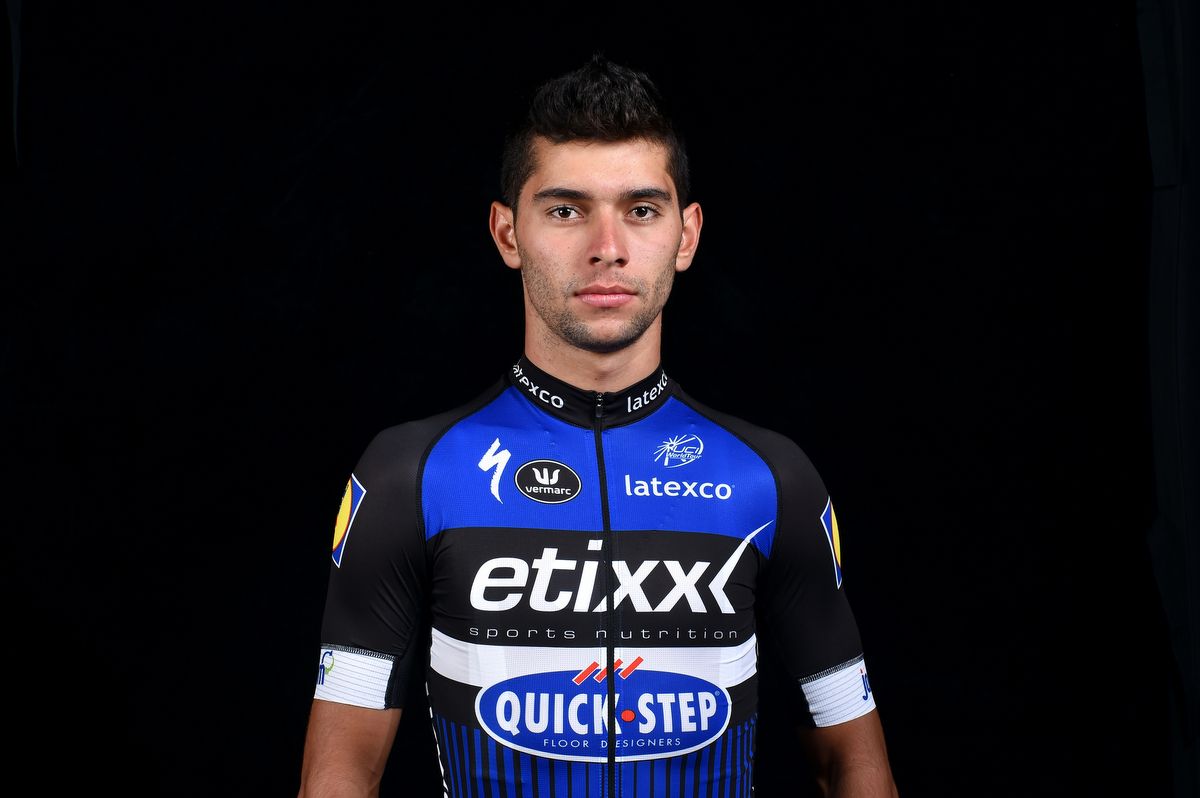 Fernando Gaviria in the 2016 Etixx-Quick Step colours