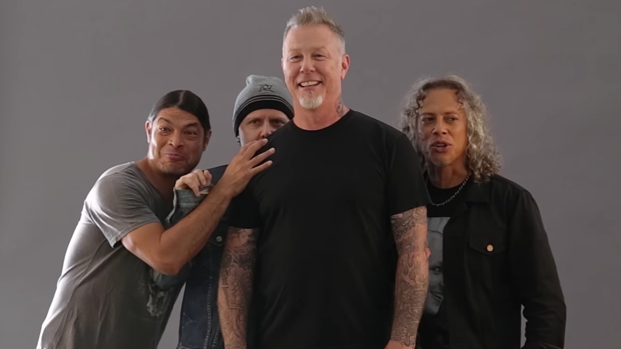 A still from the first Metallica: A Different View video