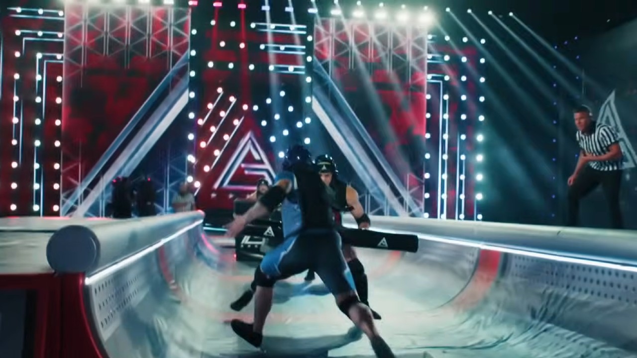 American Gladiators coming towards a Contender.