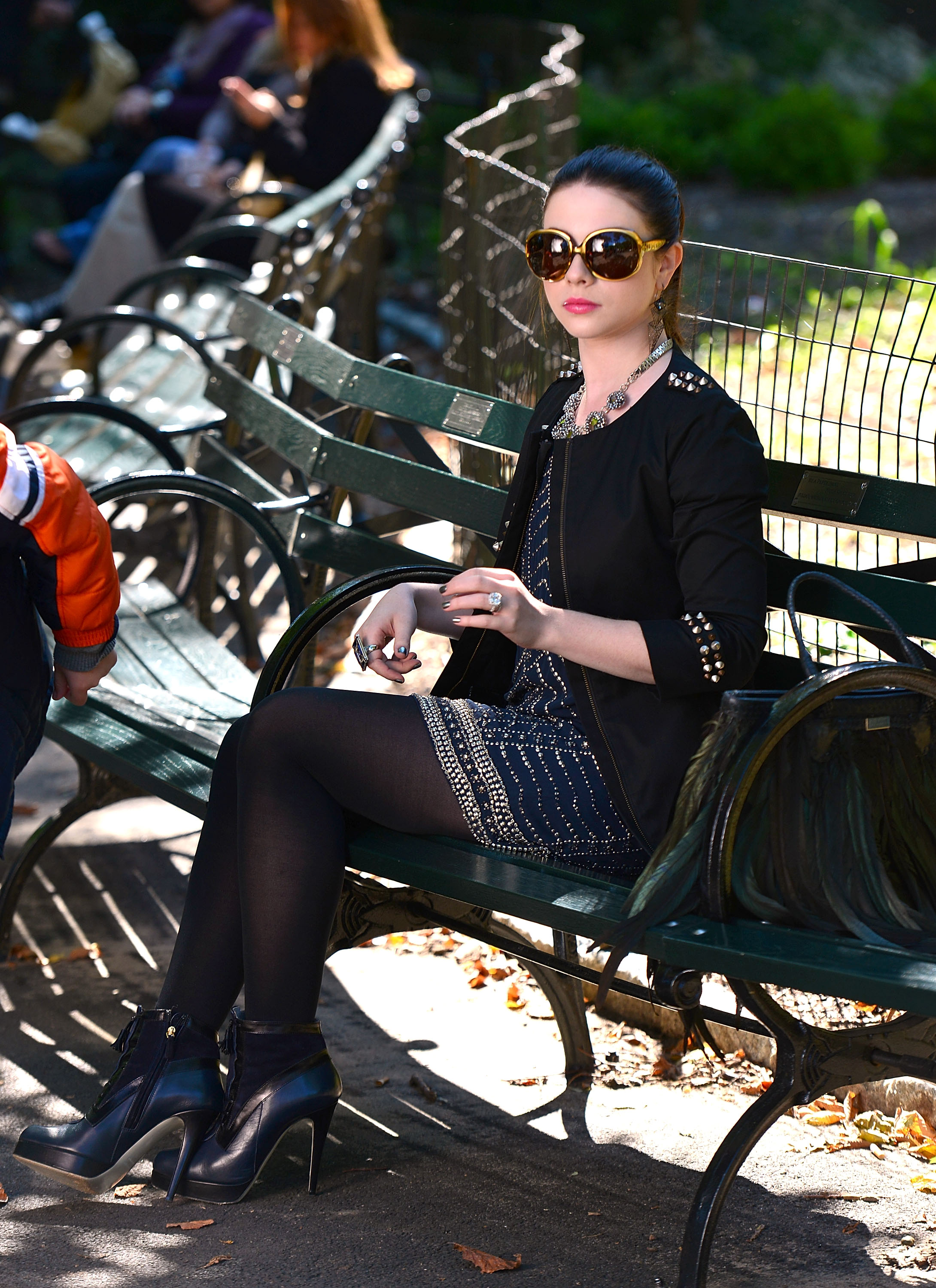 gg - georgina in black