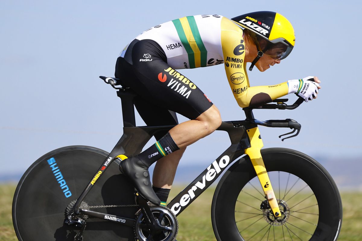 Paris Nice 2022 - 80th Edition - 4th stage Domerat - Montlucon 13,4 km - 09/03/2022 - Rohan Dennis (AUS - Team Jumbo - Visma) - photo Luis Angel Gomez/SprintCyclingAgency&Acirc;&copy;2022