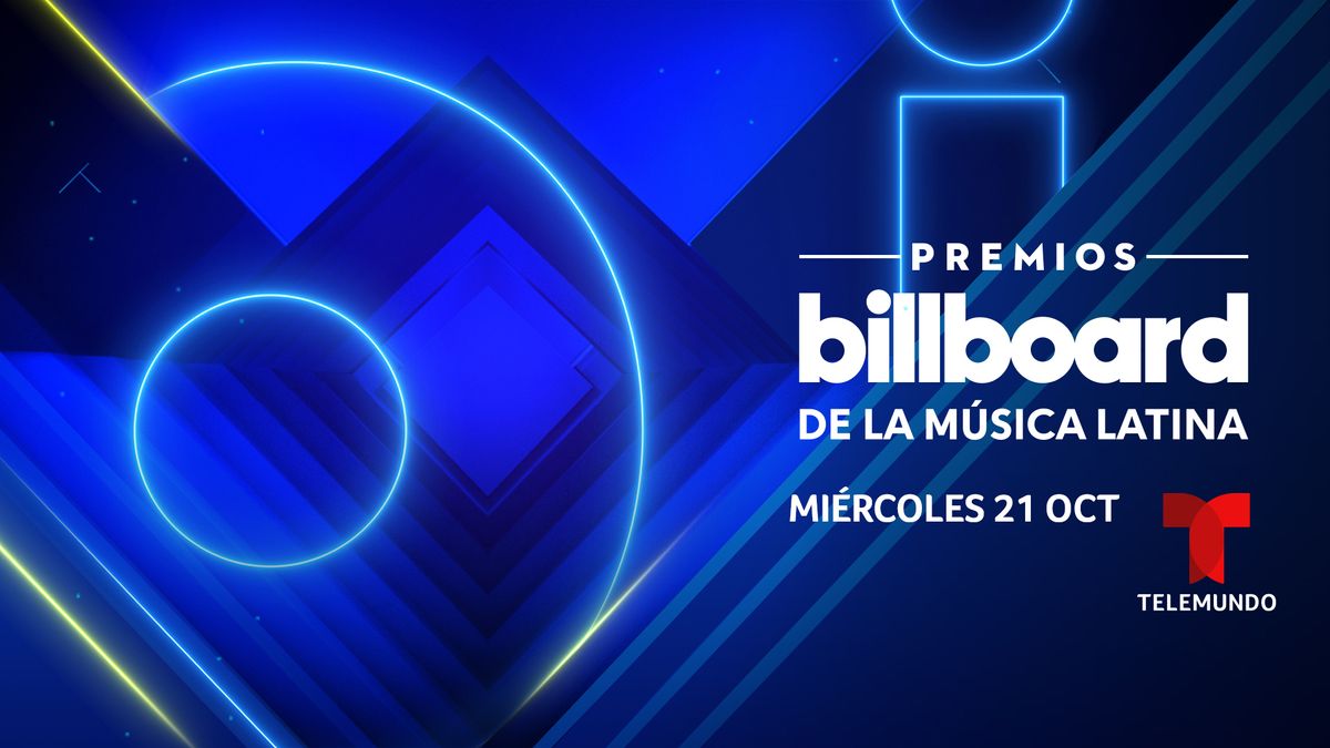 Key art for Telemundo&#039;s Billboard Latin Music Awards