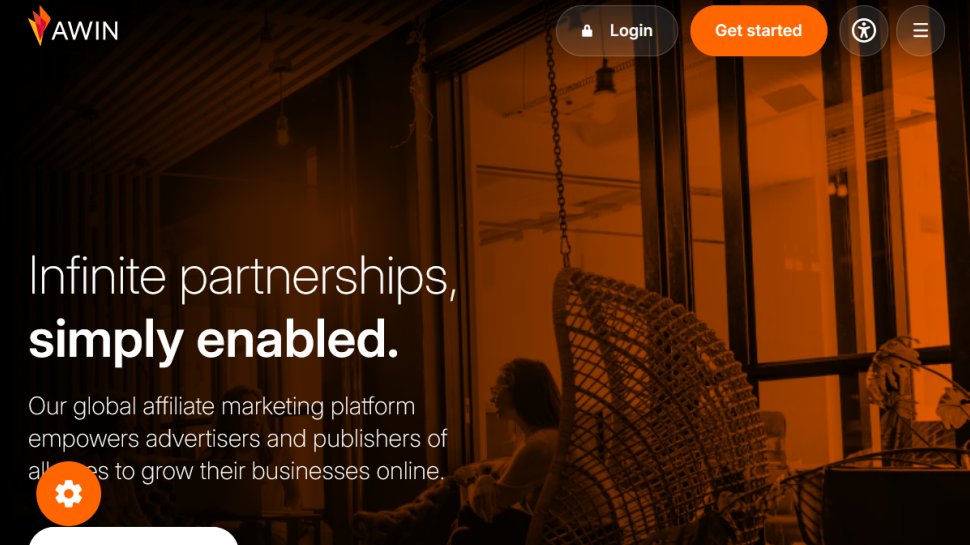 Awin website screenshot (July 2025).