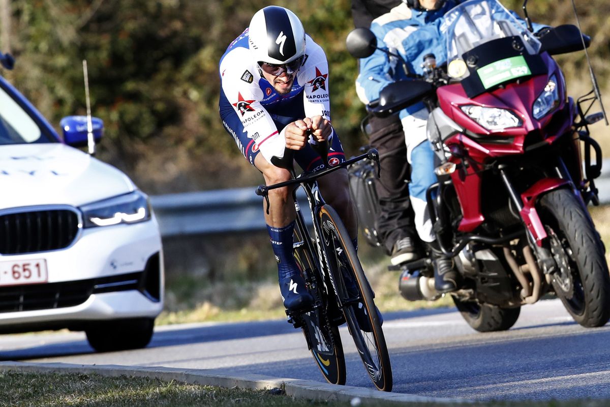 Tour de la Provence 2022 7th Edition Prologue Berreltang Berreltang 71 km 10022022 Julian Alaphilippe FRA QuickStep Alpha Vinyl Team photo Roberto BettiniSprintCyclingAgency2022