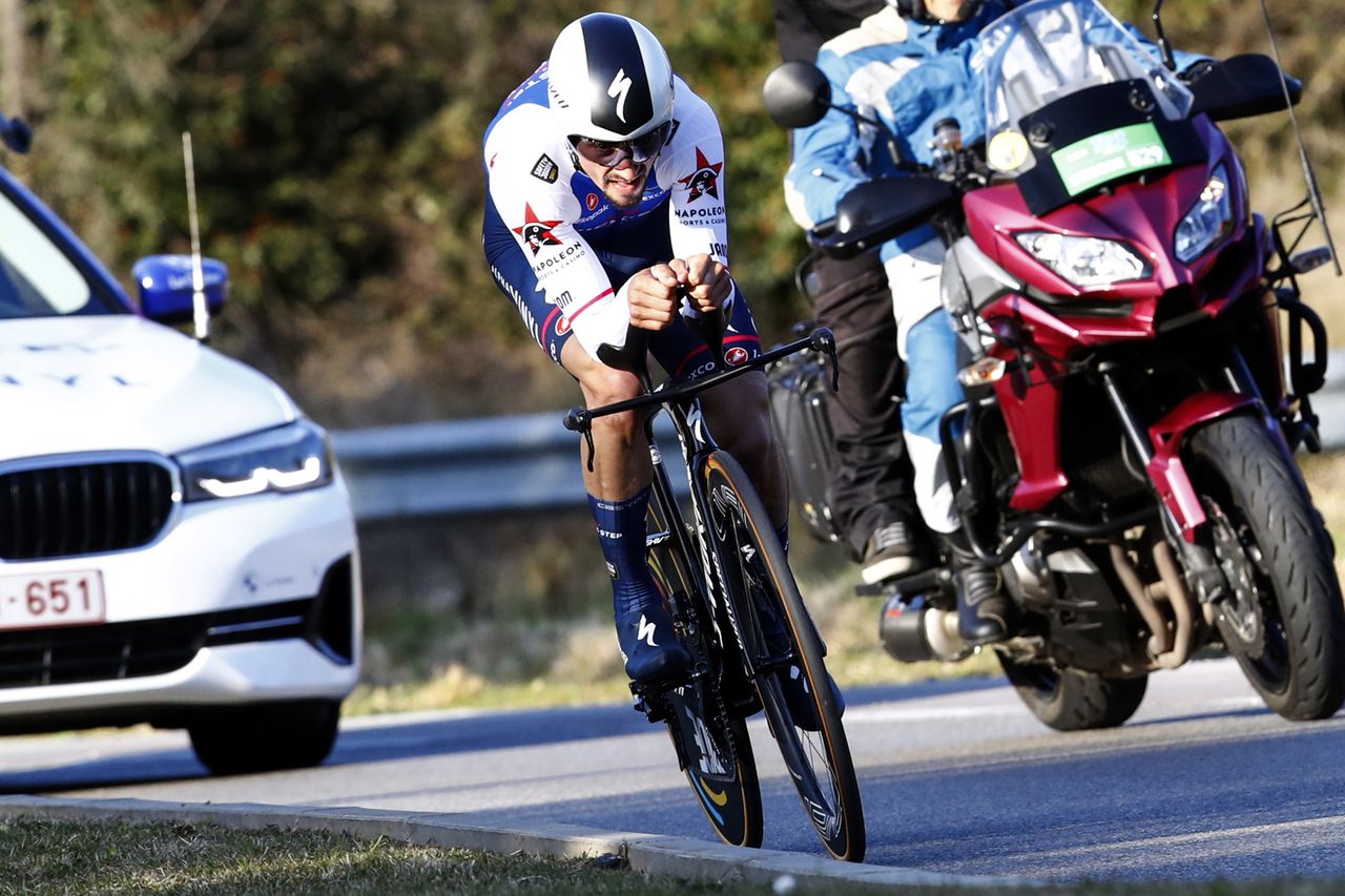 Tour de la Provence 2022 7th Edition Prologue Berreltang Berreltang 71 km 10022022 Julian Alaphilippe FRA QuickStep Alpha Vinyl Team photo Roberto BettiniSprintCyclingAgency2022