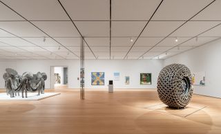 Buffalo AKG Art Museum opens, seen here gallery space interior