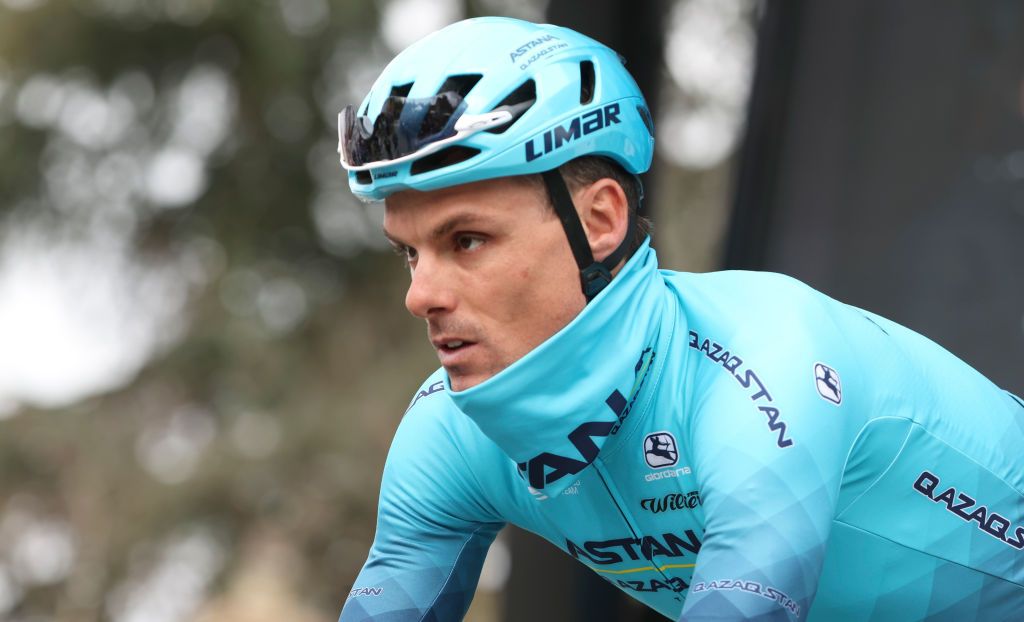 BAZAINVILLE FRANCE MARCH 6 Luis Leon Sanchez of Spain and Team Astana Qazaqstan during stage 2 of the 81st Paris Nice 2023 a 1637km stage from Bazainville to Fontainebleau on March 6 2023 in Bazainville France Photo by Jean CatuffeGetty Images
