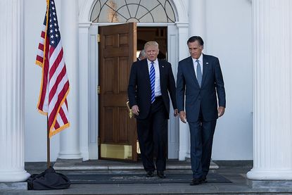 Donald Trump and Mitt Romney.