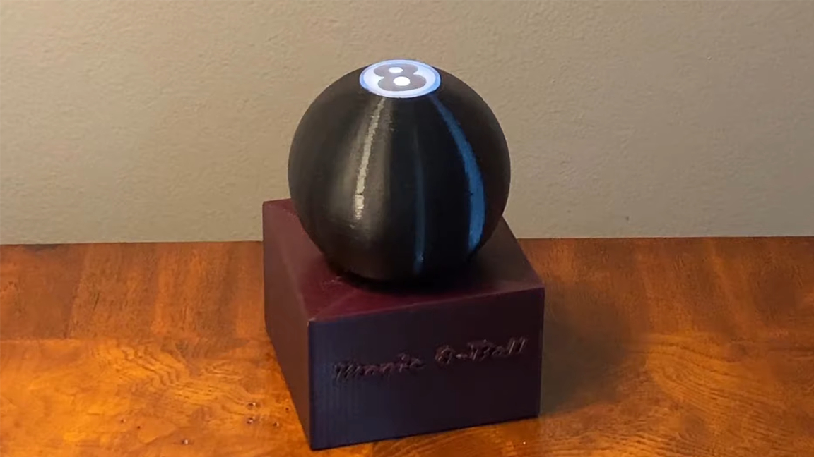 This Raspberry Pi Magic 8 Ball Says Your Fortune Out Loud