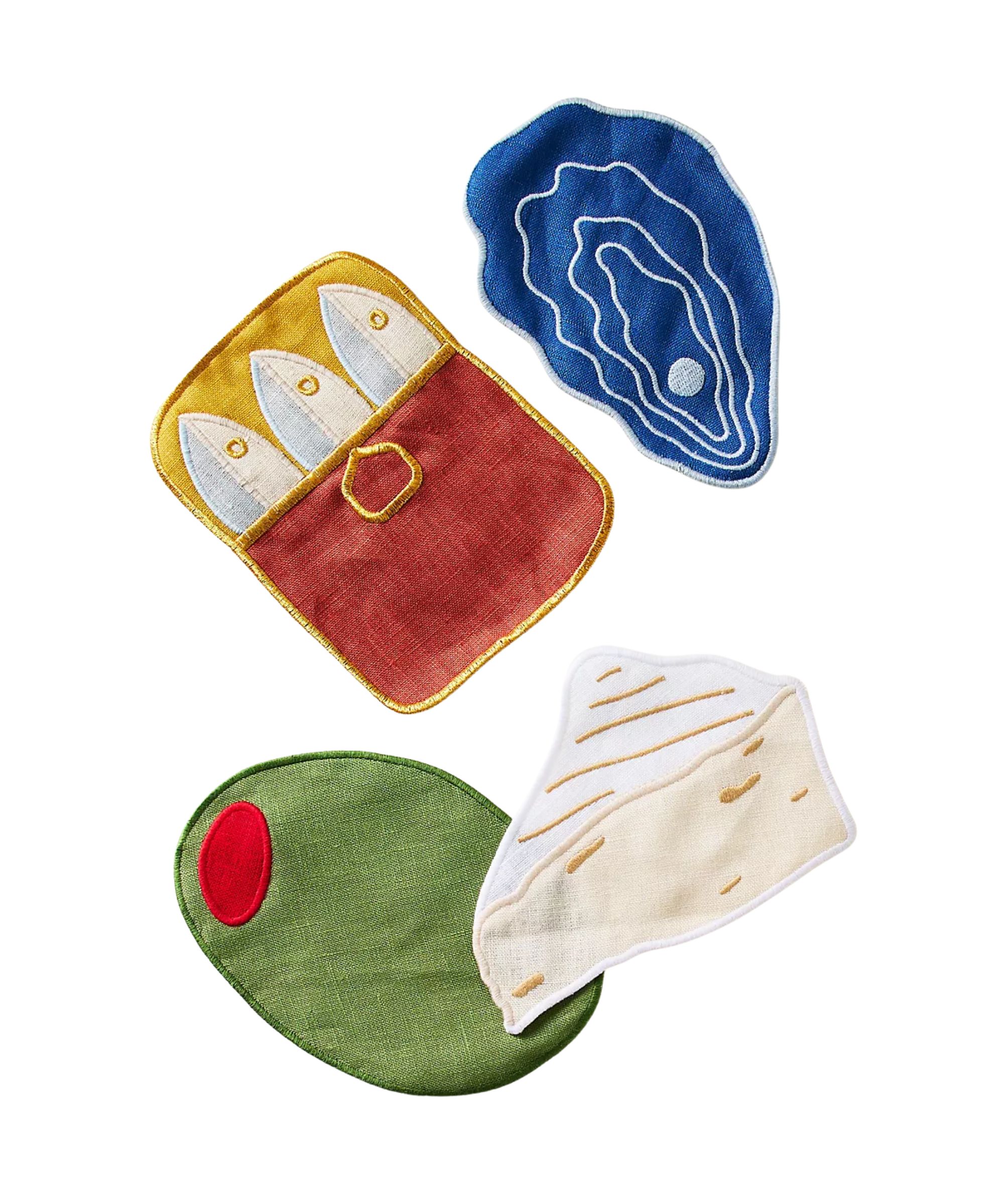 Novelty Linen Cocktail Napkins