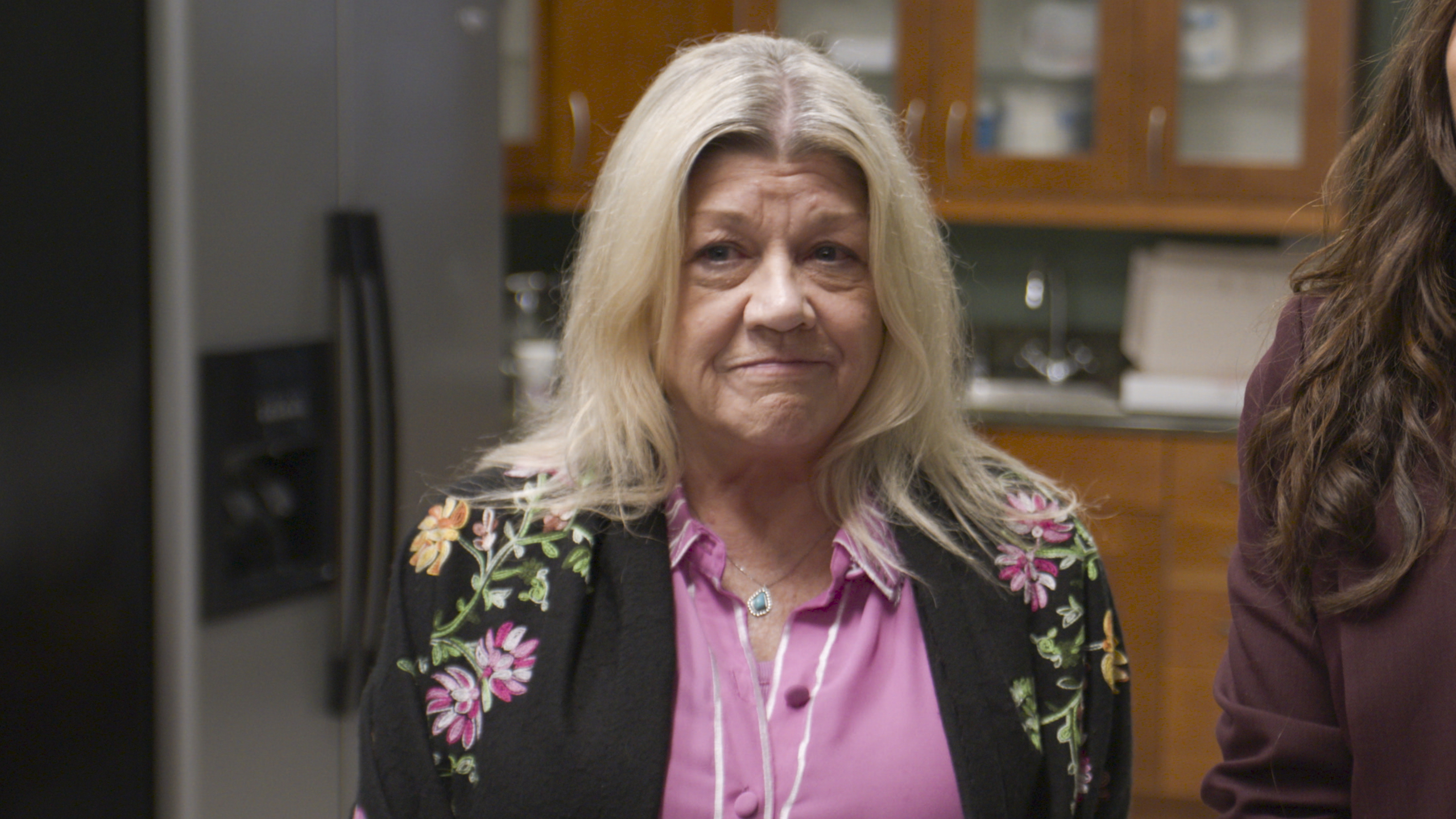 Stephanie Hodge as Helen, in 'Jury Duty Presents: Company Retreat.'