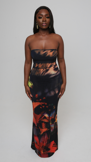 Danai Bandeau Maxi Dress