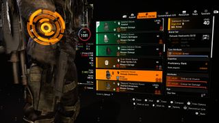 A high-rolled gear piece from the Textiles Vendor in The Division 2