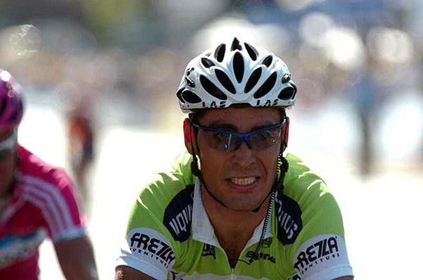 Manuel Quinziato (Liquigas) after the finish