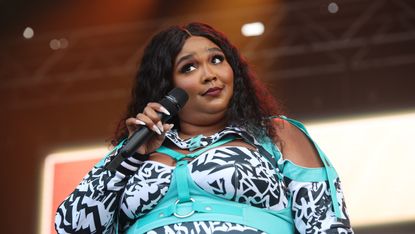 Lizzo performs at FOMO Festival 2020 at The Trusts Arena on January 15, 2020 in Auckland, New Zealand.