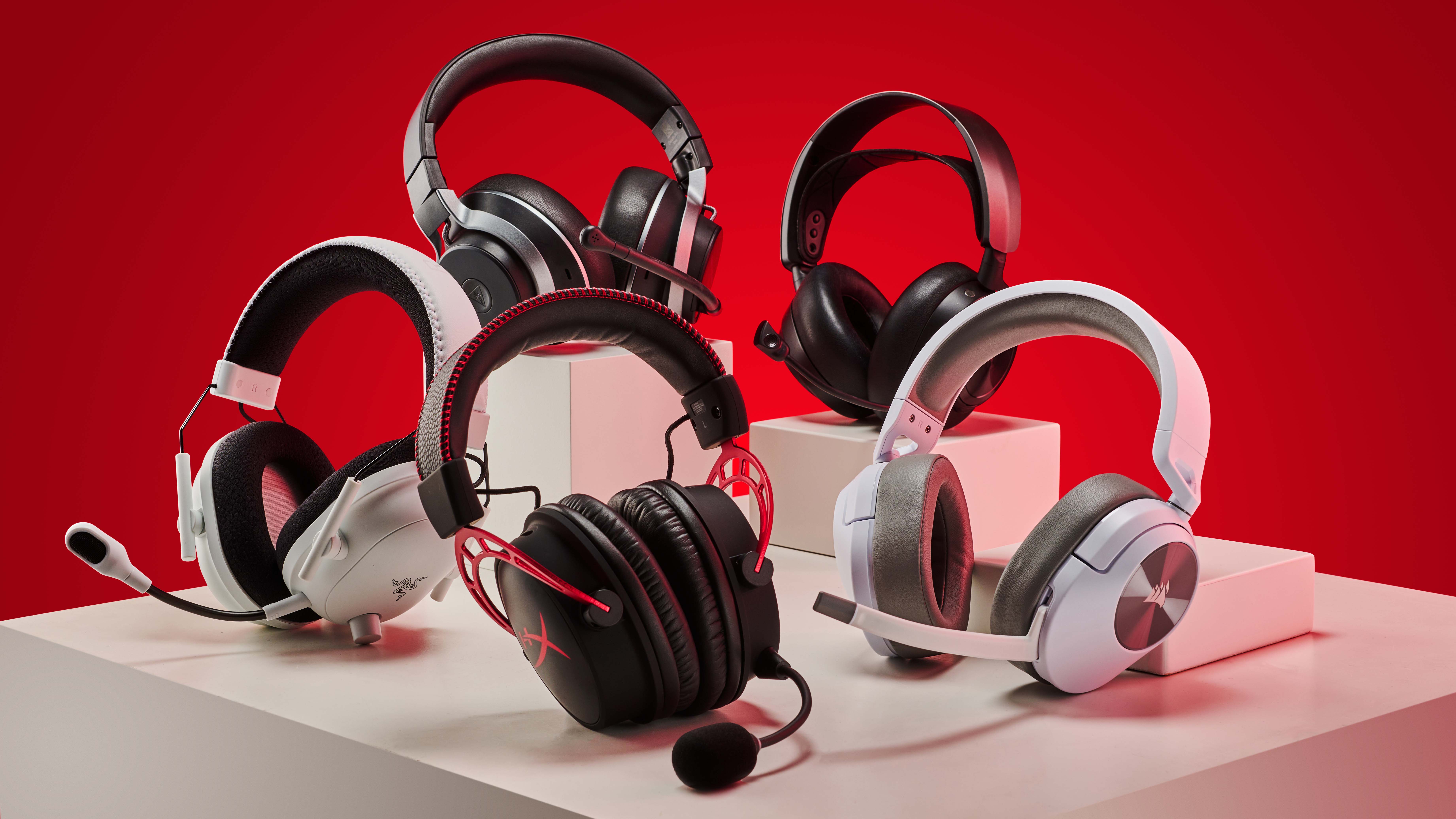 Selection of wireless gaming headsets