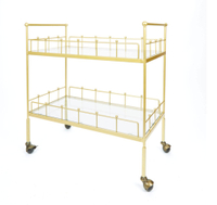 Fitz Bar Cart, Gold for $128.68, at Sam's Club