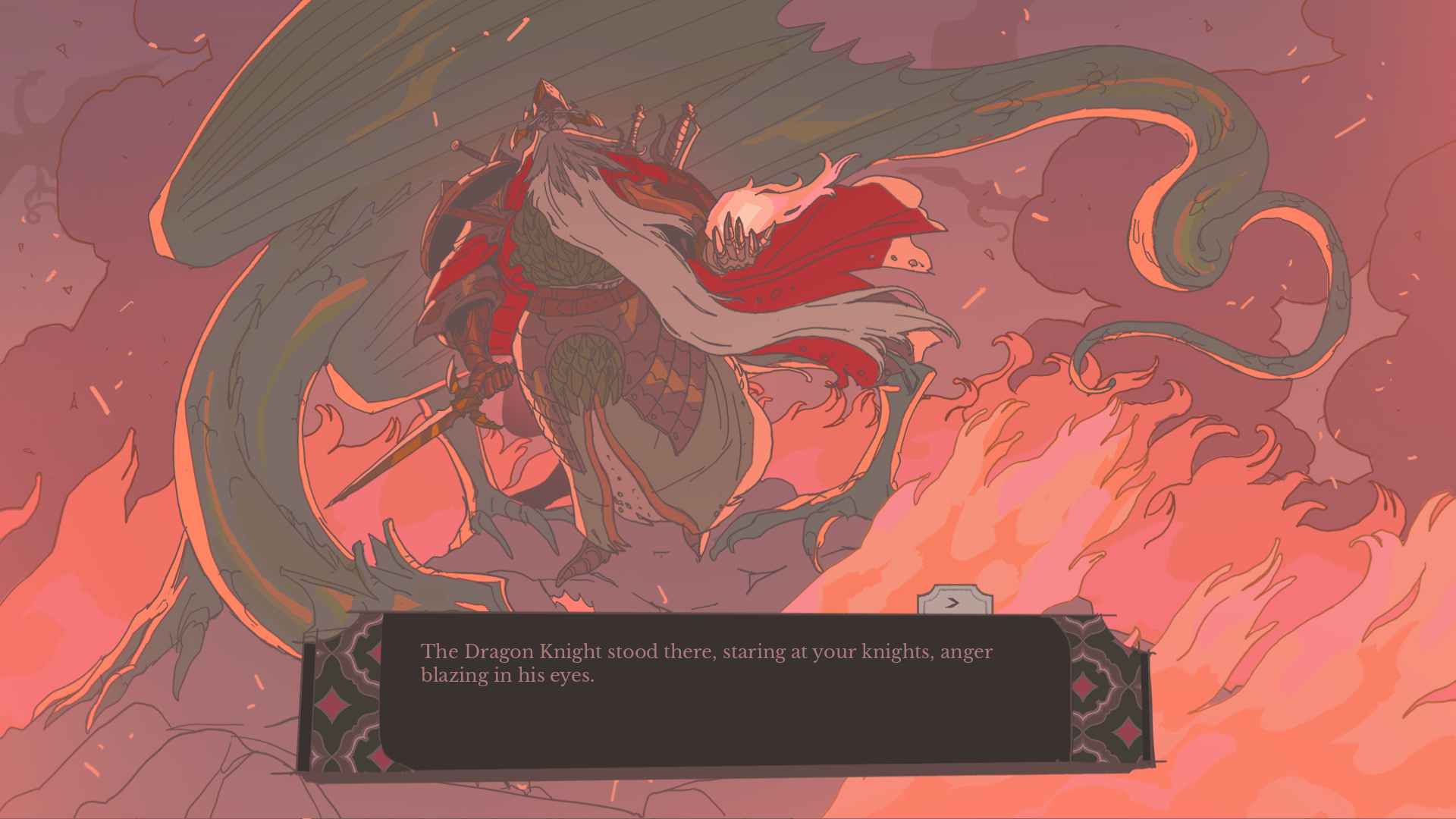 Elegant game art showing medieval characters