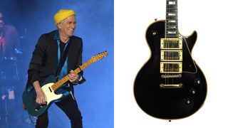 Keith Richards and Gibson Les Paul